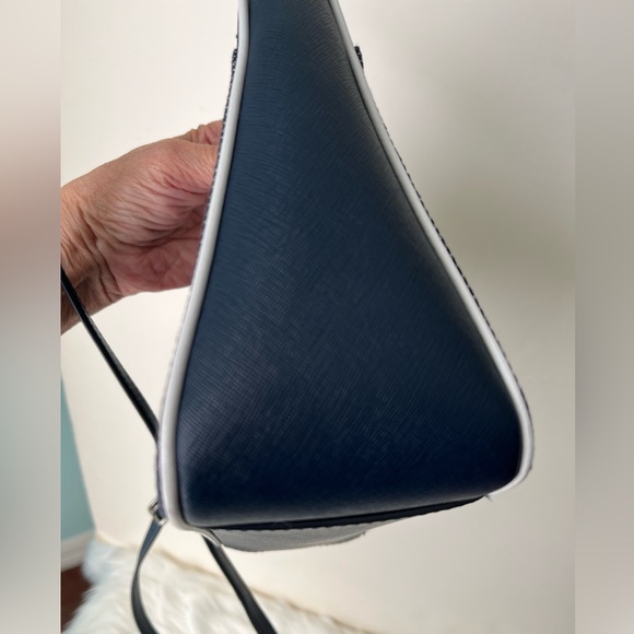 Kate Spade denim and white crossbody purse - Picture 4 of 7